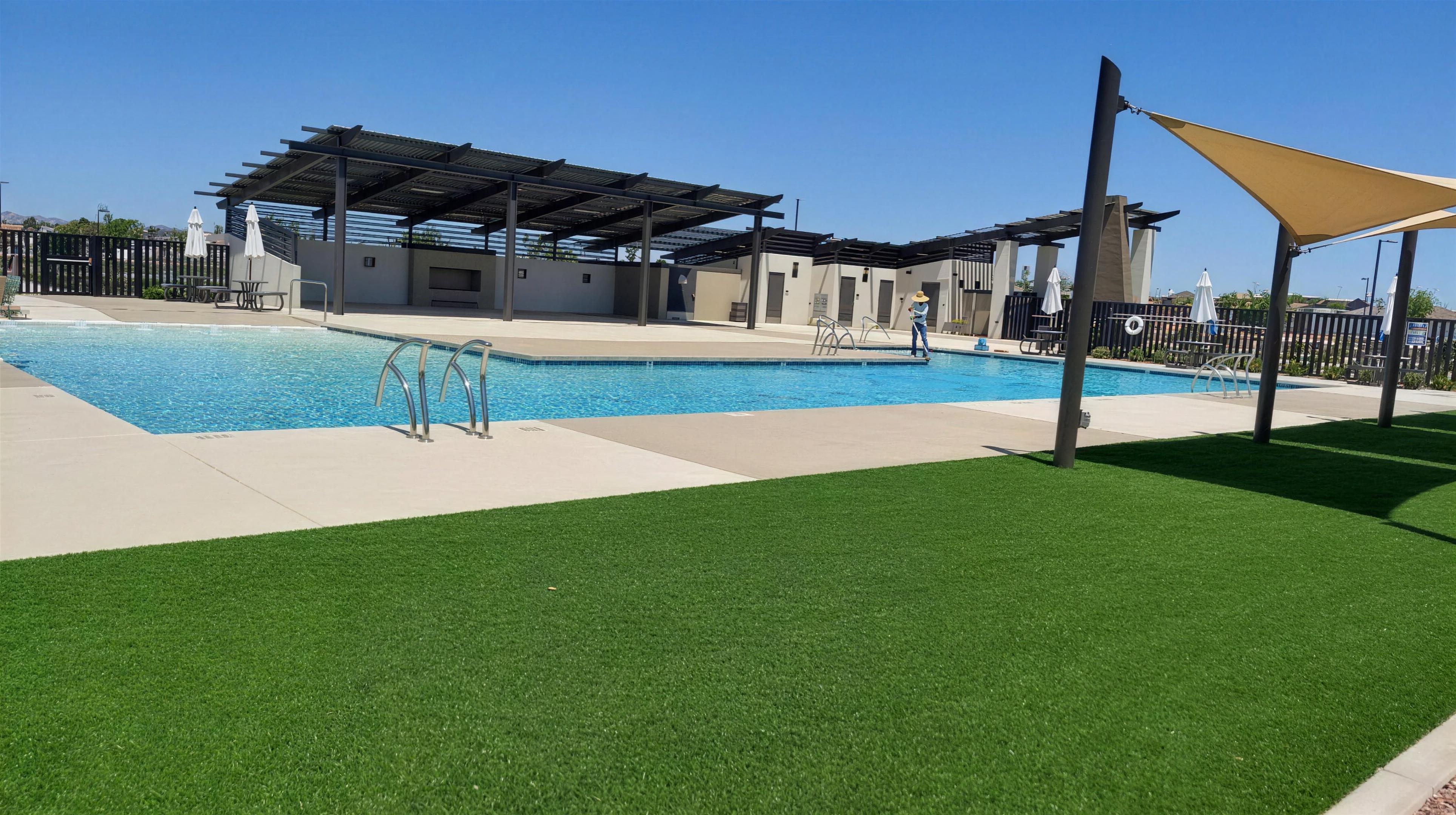 Community pool near The Greenwood rental