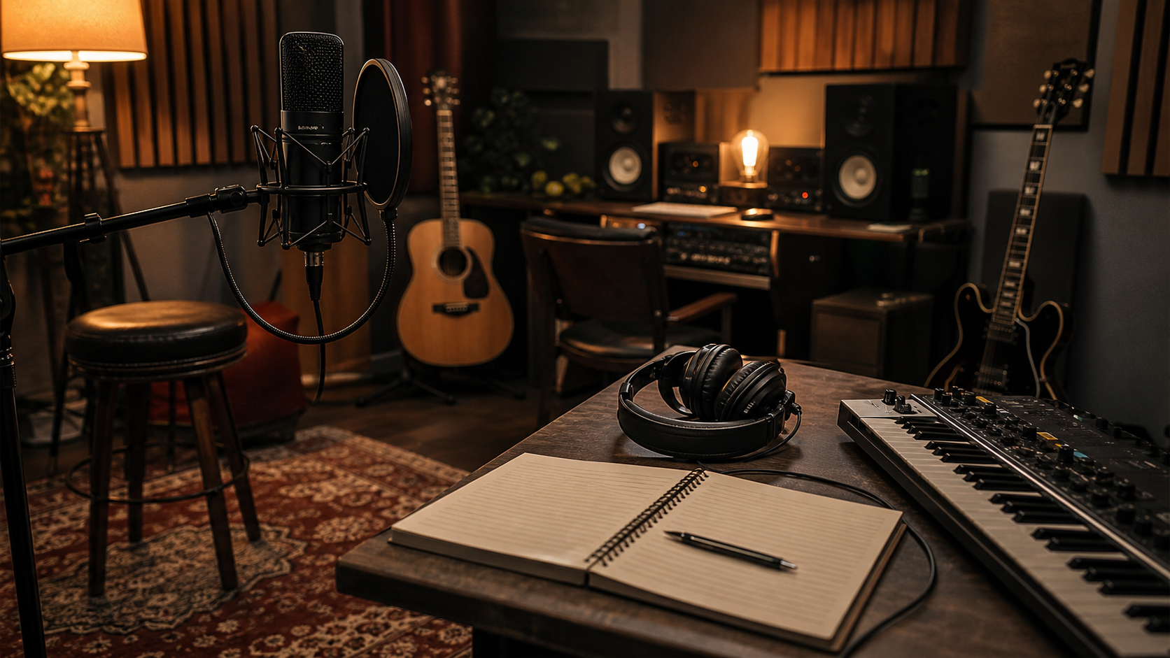 Independent music recording studio